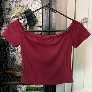 🧡Off the shoulder cropped top🧡